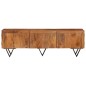 vidaXL Mueble para TV de madera maciza de mango 140x30x46 cm