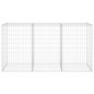 vidaXL Muro de gaviones con cubiertas acero galvanizado 200x60x100 cm vidaXL Muro de gaviones con cubiertas acero galvanizado 200x60x100 cm