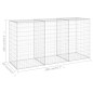 vidaXL Muro de gaviones con cubiertas acero galvanizado 200x60x100 cm vidaXL Muro de gaviones con cubiertas acero galvanizado 200x60x100 cm
