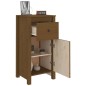 vidaXL Aparadores 2 uds madera maciza de pino marrón miel 40x35x80 cm vidaXL Aparadores 2 uds madera maciza de pino marrón miel 40x35x80 cm