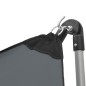 vidaXL Hamaca con soporte plegable gris vidaXL Hamaca con soporte plegable gris