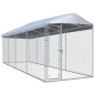 vidaXL Perrera de exterior con tejado 760x190x225 cm vidaXL Perrera de exterior con tejado 760x190x225 cm