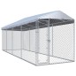vidaXL Perrera de exterior con tejado 760x190x225 cm vidaXL Perrera de exterior con tejado 760x190x225 cm