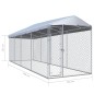 vidaXL Perrera de exterior con tejado 760x190x225 cm vidaXL Perrera de exterior con tejado 760x190x225 cm