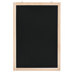 vidaXL Pizarra de pared de madera de cedro 40x60 cm