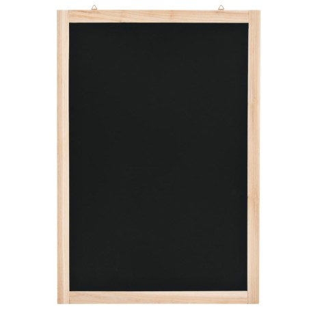 vidaXL Pizarra de pared de madera de cedro 40x60 cm