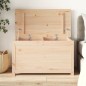 vidaXL Caja de almacenamiento madera maciza de pino 80x40x45,5 cm
