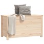 vidaXL Caja de almacenamiento madera maciza de pino 80x40x45,5 cm