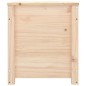 vidaXL Caja de almacenamiento madera maciza de pino 80x40x45,5 cm