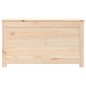 vidaXL Caja de almacenamiento madera maciza de pino 80x40x45,5 cm