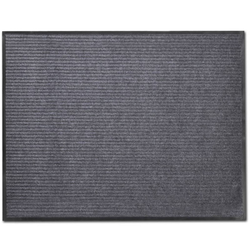 Alfombra de entrada de PVC gris, 90 x 150 cm Alfombra de entrada de PVC gris, 90 x 150 cm