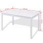 vidaXL Set de Comedor Siete Piezas Madera de Pino Blanco vidaXL Set de Comedor Siete Piezas Madera de Pino Blanco