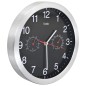 vidaXL Reloj de pared de cuarzo higrómetro y termómetro 30 cm negro vidaXL Reloj de pared de cuarzo higrómetro y termómetro 30 cm negro