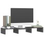 vidaXL Soporte de monitor madera maciza de pino gris 60x24x10,5 cm vidaXL Soporte de monitor madera maciza de pino gris 60x24x10,5 cm