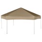 vidaXL Carpa desmontable hexagonal paredes gris taupe 3,6x3,1m 220g/m² vidaXL Carpa desmontable hexagonal paredes gris taupe 3,6x3,1m 220g/m²