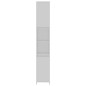 vidaXL Armario de baño madera contrachapada blanco 30x30x183,5 cm vidaXL Armario de baño madera contrachapada blanco 30x30x183,5 cm