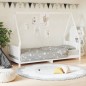 vidaXL Estructura de cama para niños madera de pino blanco 80x200 cm vidaXL Estructura de cama para niños madera de pino blanco 80x200 cm