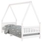 vidaXL Estructura de cama para niños madera de pino blanco 80x200 cm vidaXL Estructura de cama para niños madera de pino blanco 80x200 cm