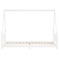 vidaXL Estructura de cama para niños madera de pino blanco 80x200 cm vidaXL Estructura de cama para niños madera de pino blanco 80x200 cm