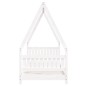 vidaXL Estructura de cama para niños madera de pino blanco 80x200 cm vidaXL Estructura de cama para niños madera de pino blanco 80x200 cm