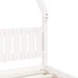 vidaXL Estructura de cama para niños madera de pino blanco 80x200 cm vidaXL Estructura de cama para niños madera de pino blanco 80x200 cm