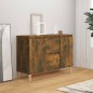 vidaXL Aparador madera contrachapada color roble ahumado 103,5x35x70cm vidaXL Aparador madera contrachapada color roble ahumado 103,5x35x70cm