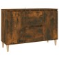 vidaXL Aparador madera contrachapada color roble ahumado 103,5x35x70cm vidaXL Aparador madera contrachapada color roble ahumado 103,5x35x70cm