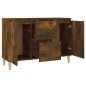 vidaXL Aparador madera contrachapada color roble ahumado 103,5x35x70cm vidaXL Aparador madera contrachapada color roble ahumado 103,5x35x70cm