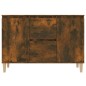vidaXL Aparador madera contrachapada color roble ahumado 103,5x35x70cm vidaXL Aparador madera contrachapada color roble ahumado 103,5x35x70cm