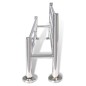 vidaXL Toallero de acero inoxidable 6 tubos vidaXL Toallero de acero inoxidable 6 tubos