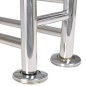 vidaXL Toallero de acero inoxidable 6 tubos vidaXL Toallero de acero inoxidable 6 tubos