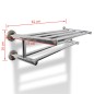 vidaXL Toallero de acero inoxidable 6 tubos vidaXL Toallero de acero inoxidable 6 tubos