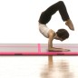 vidaXL Esterilla inflable de gimnasia con bomba 400x100x10 cm PVC rosa vidaXL Esterilla inflable de gimnasia con bomba 400x100x10 cm PVC rosa