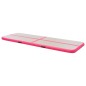 vidaXL Esterilla inflable de gimnasia con bomba 400x100x10 cm PVC rosa vidaXL Esterilla inflable de gimnasia con bomba 400x100x10 cm PVC rosa