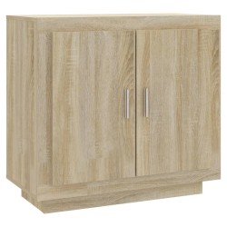 vidaXL Aparador de madera contrachapada roble Sonoma 80x40x75 cm
