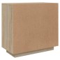 vidaXL Aparador de madera contrachapada roble Sonoma 80x40x75 cm vidaXL Aparador de madera contrachapada roble Sonoma 80x40x75 cm