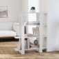 vidaXL Estantería/divisor de espacios blanco 100x30x123,5 cm vidaXL Estantería/divisor de espacios blanco 100x30x123,5 cm