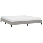 vidaXL Estructura de cama tela gris claro 160x200 cm vidaXL Estructura de cama tela gris claro 160x200 cm