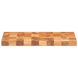 vidaXL Tabla de cortar de madera maciza de acacia 50x34x3,8 cm