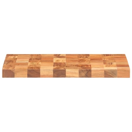 vidaXL Tabla de cortar de madera maciza de acacia 50x34x3,8 cm