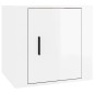 vidaXL Mesita de noche color blanco brillante 50x39x47 cm vidaXL Mesita de noche color blanco brillante 50x39x47 cm