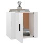 vidaXL Mesita de noche color blanco brillante 50x39x47 cm vidaXL Mesita de noche color blanco brillante 50x39x47 cm