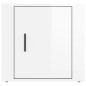 vidaXL Mesita de noche color blanco brillante 50x39x47 cm vidaXL Mesita de noche color blanco brillante 50x39x47 cm