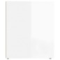 vidaXL Mesita de noche color blanco brillante 50x39x47 cm vidaXL Mesita de noche color blanco brillante 50x39x47 cm