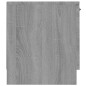 vidaXL Mueble de TV madera contrachapada gris Sonoma 140x35x40 cm