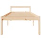 vidaXL Cama para personas mayores madera maciza de pino 100x200 cm vidaXL Cama para personas mayores madera maciza de pino 100x200 cm