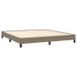 vidaXL Estructura de cama de tela gris taupe 180x200 cm vidaXL Estructura de cama de tela gris taupe 180x200 cm