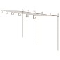 vidaXL Pérgola de jardín marrón antiguo 6x3x2,5 m hierro vidaXL Pérgola de jardín marrón antiguo 6x3x2,5 m hierro