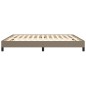 vidaXL Estructura de cama de tela gris taupe 180x200 cm vidaXL Estructura de cama de tela gris taupe 180x200 cm