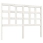 vidaXL Cabecero de cama madera maciza de pino blanco 125,5x4x100 cm vidaXL Cabecero de cama madera maciza de pino blanco 125,5x4x100 cm